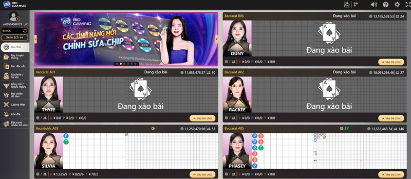 BigGaming Casino - Đa dạng trò chơi hấp dẫn