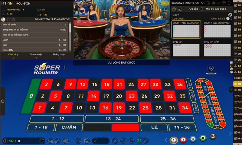 Vòng quay Roulette có luật chơi đơn giản