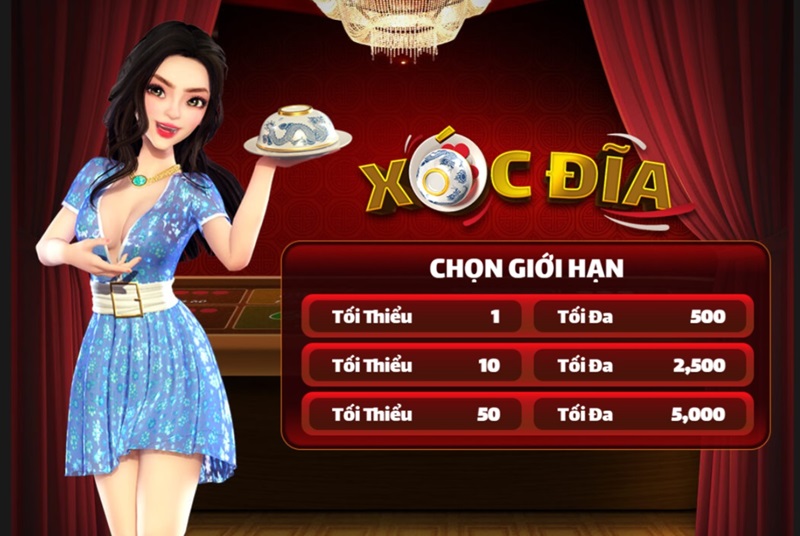 Giao diện game Xóc đĩa tại EU9