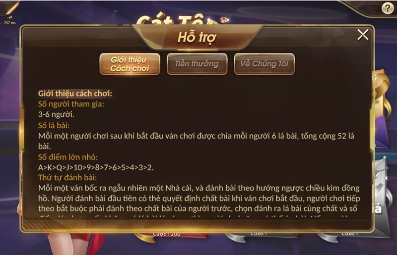 Hiểu rõ luật trước khi chơi Six Cards