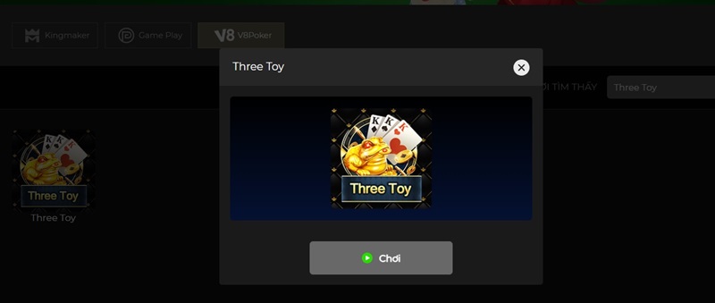 Hướng dẫn các bước chơi Three Toy