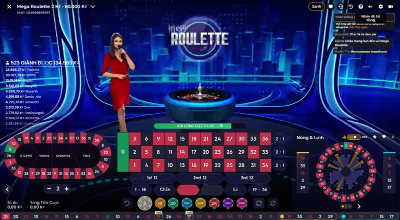 Chơi Roulette tại Pragmatic Play Casino