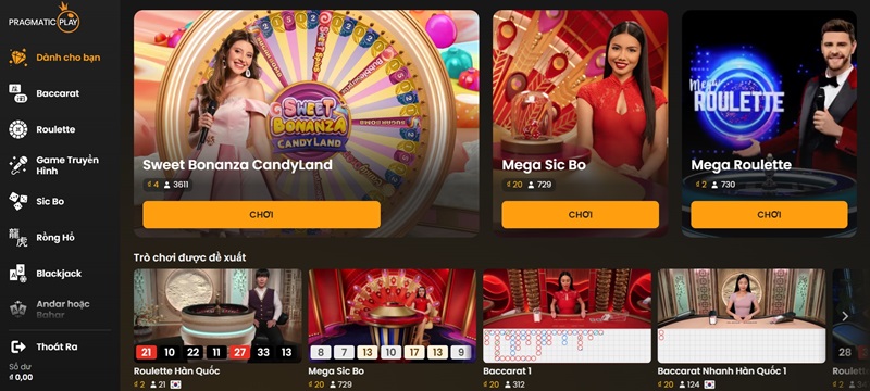 Pragmatic Play Casino hút khách với nhiều ưu điểm