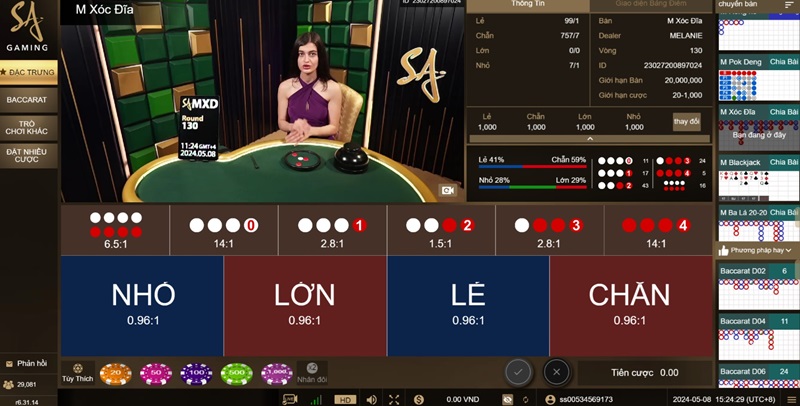 SA Casino sở hữu dàn dealer xinh đẹp