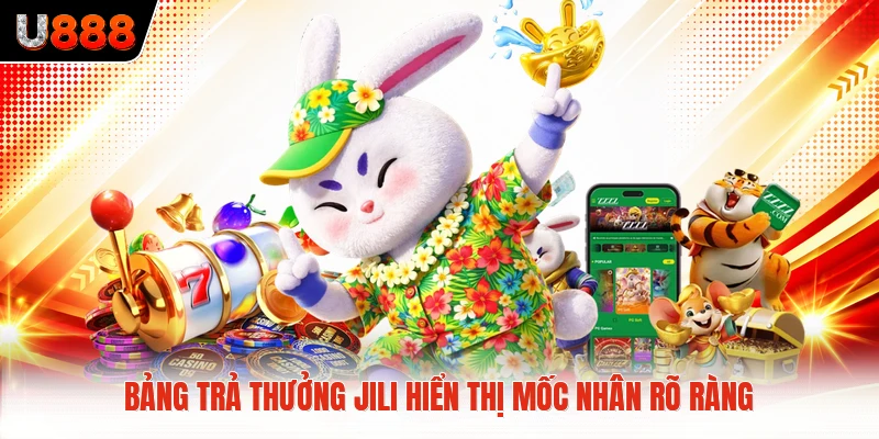 Bảng trả thưởng JILI hiển thị mốc nhân rõ ràng